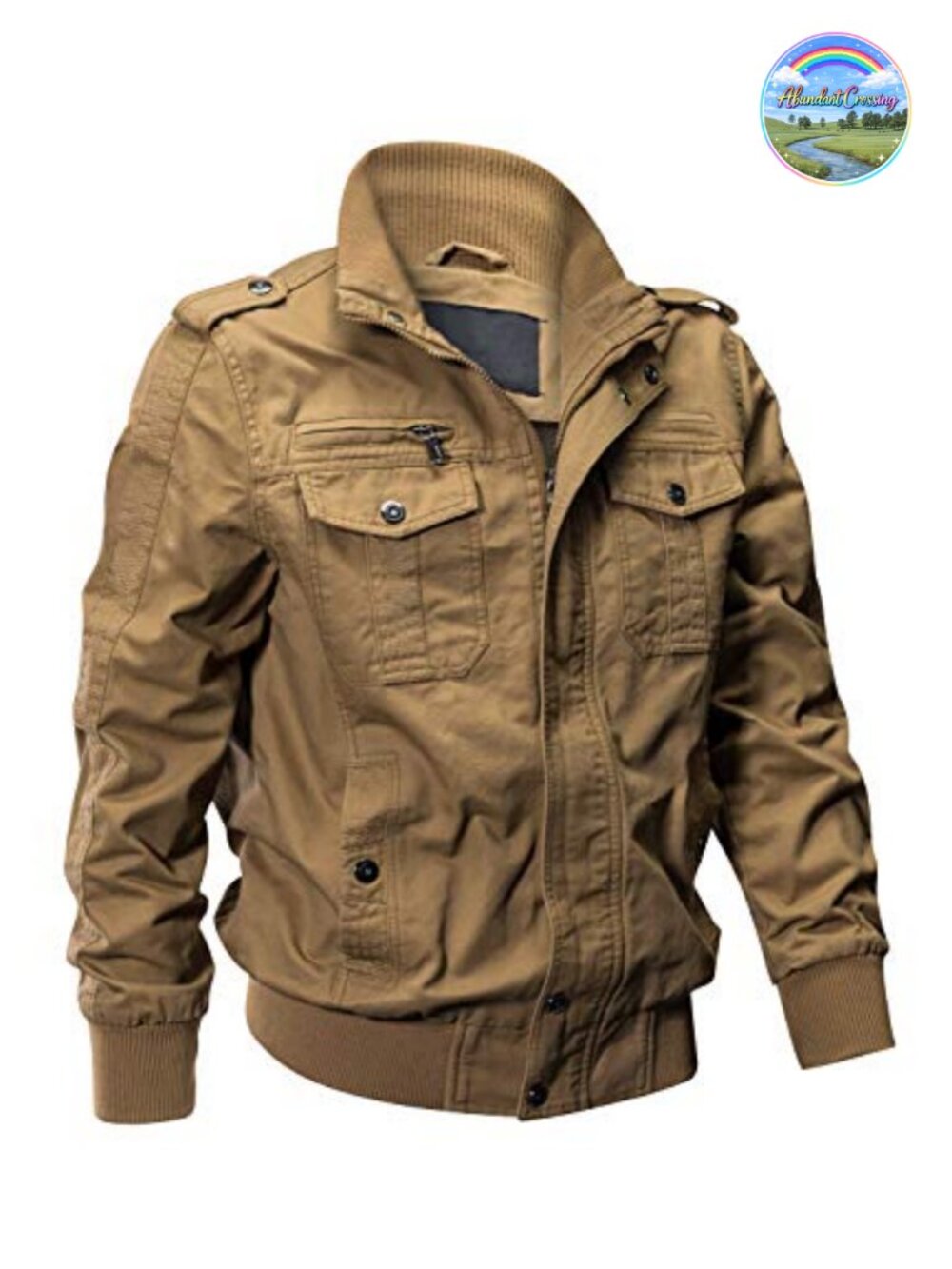 Men's Military Flight Jacket 7-Pocket Cotton Workwear